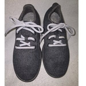 Allbirds Merino Wool Runners Dark Gray Lace Up Sneakers Women Size 7